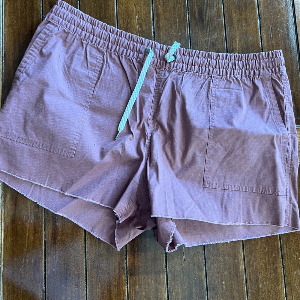 Vuori NWOT Dusty Rose Shorts Relaxed Fit Elastic Waistband XXL